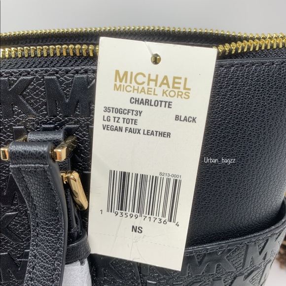 Michael Kors Charlotte Large Top Zip Tote - Picture 7 of 8